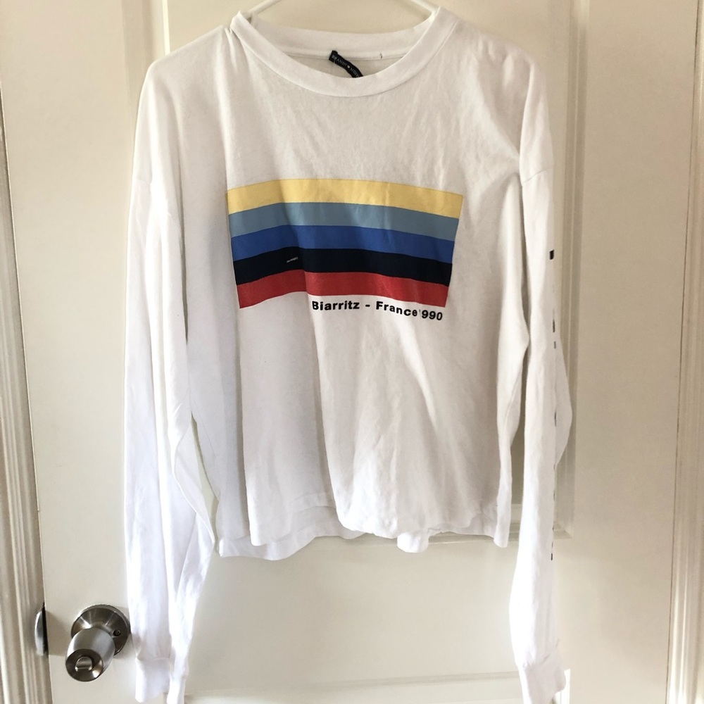 france flag graphic camila long sleeve